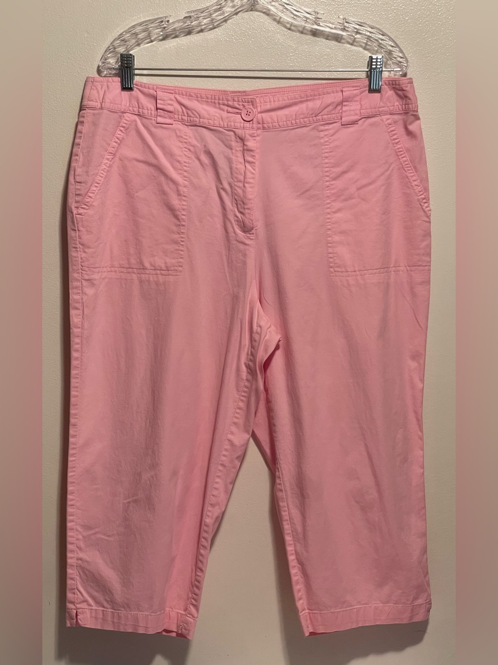 White Stag Pink Cropped Casual Pants
